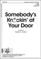 Somebody's Knockin' at Your Door SATB choral sheet music cover